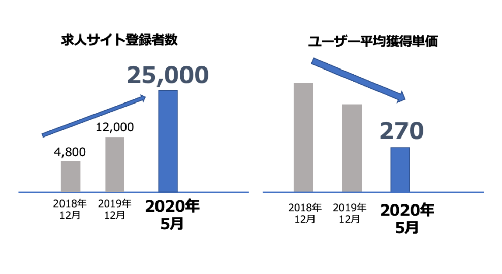 SNS運用実績の図